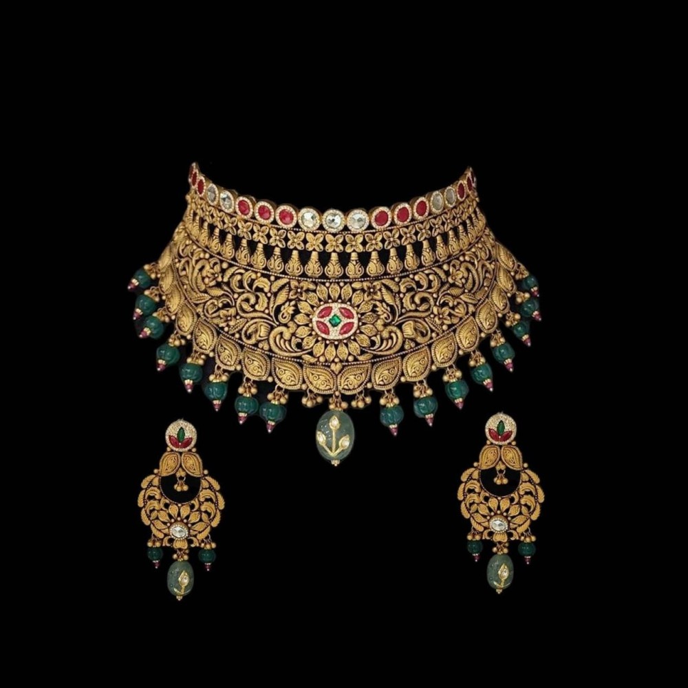 Bridal kundan choker by Rubeli