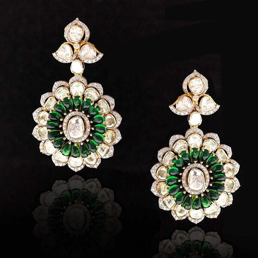 The Begum Polki Earrings